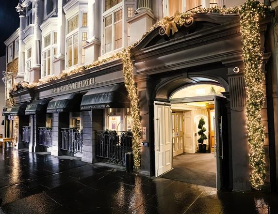 Christmas has arrived at bishops gate