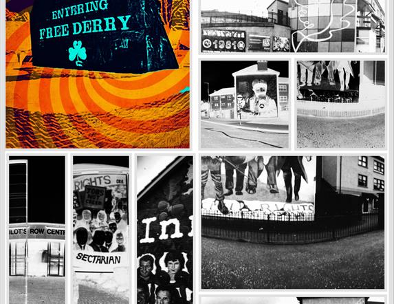 collage of streetscape photographs