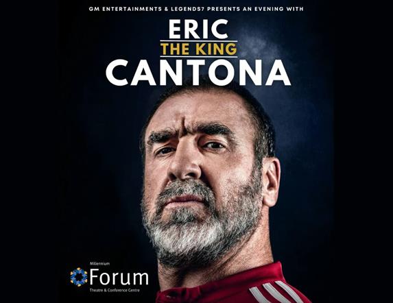 Promotional image of Eric Cantona.