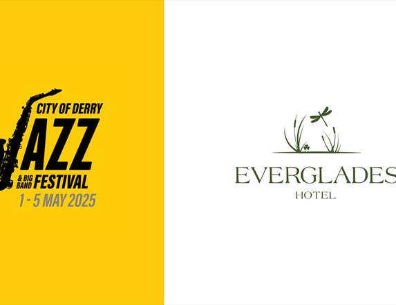 Everglades Hotel and Jazz Festival logos. Details in description.