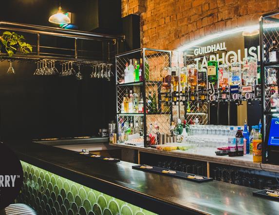 Guildhall Taphouse Bar with LegenDerry Food Brand