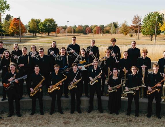 Gustavus Jazz Ensemble group photo