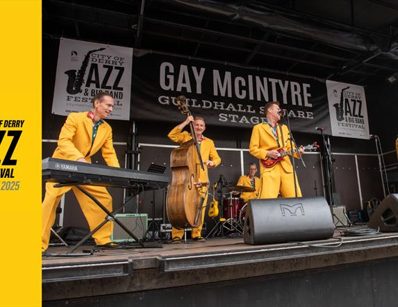 Jive Aces performing during the City of Derry Jazz Festival