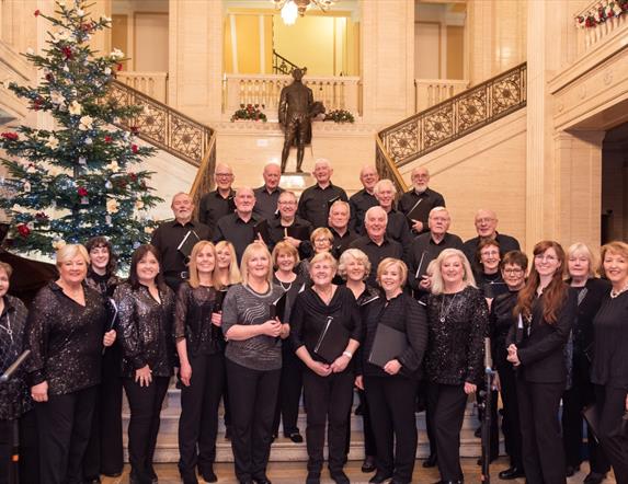 Photo of Lindsay Chorale from a recent performance