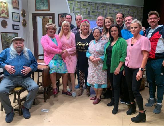 The cast of Mrs Brown's Boys.