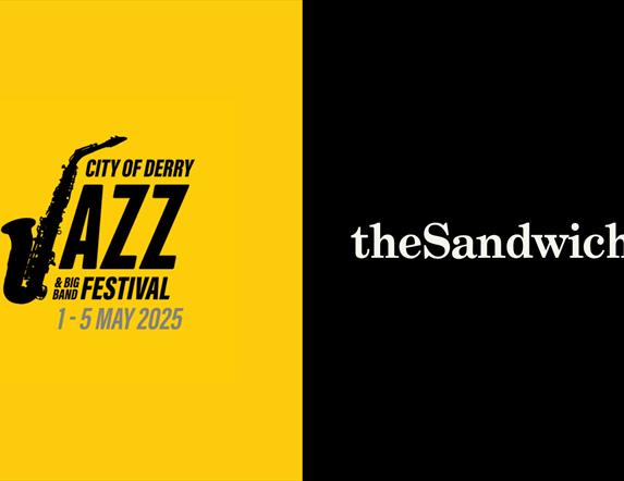 The Sandwich Co and Jazz Festival logos. Details in description.