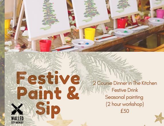 Festive Paint & Sip