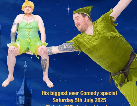image of Max Roddy dressed as Peter Pan