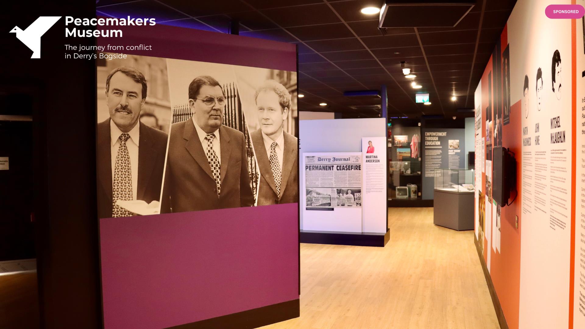 Interior view of the Peacemakers Museum.