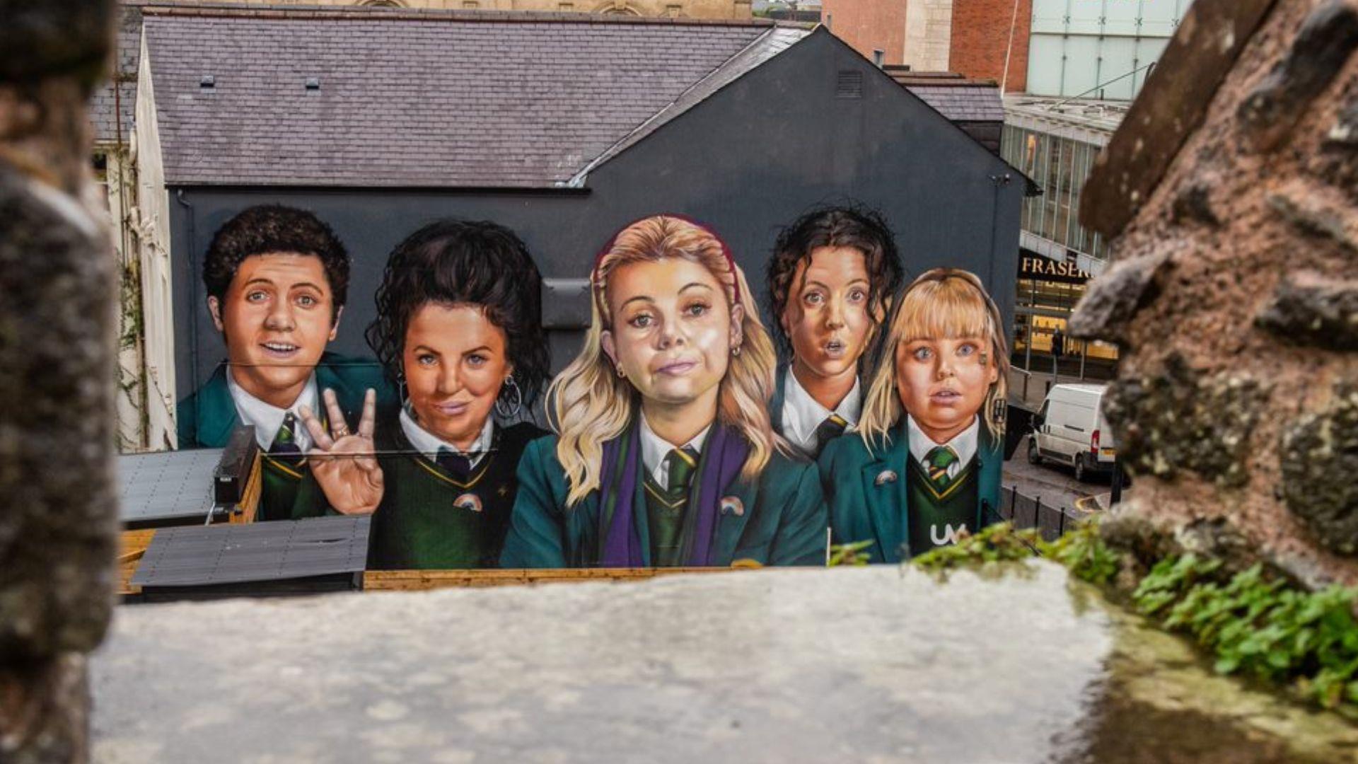 Derry Girls Mural - Visit Derry