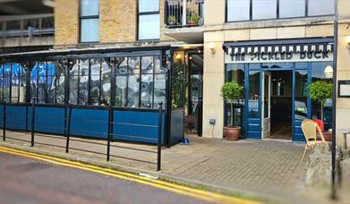 The Exterior of Pickled Duck Café on the Quay