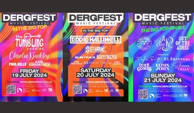 The DergFest lineup.