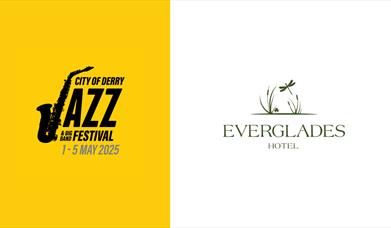 Everglades Hotel and Jazz Festival logos. Details in description.
