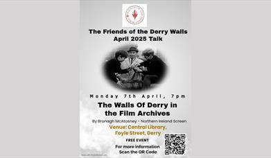 Promotional image for The Walls of Derry in Film Archives event