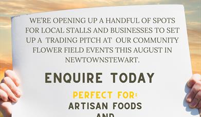 Lynsey flower field call for businesses