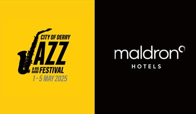 The Maldron Hotel and Jazz Festival logos. Details in description.