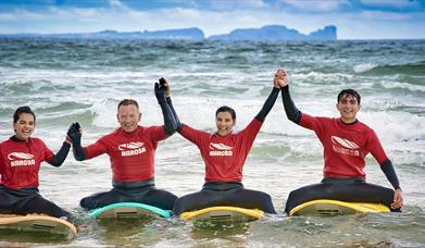 Surfing on the Wild Atlantic Way at Rossnowlagh