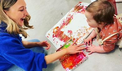 Void Tots messy play with Sinead Crumlish