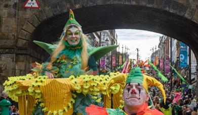 Spring Carnival parade on Shipquay Street