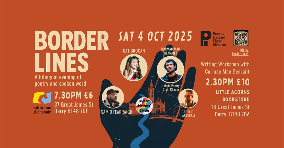 Border Lines - Poetry event & Workshop - Derry - Visit Derry