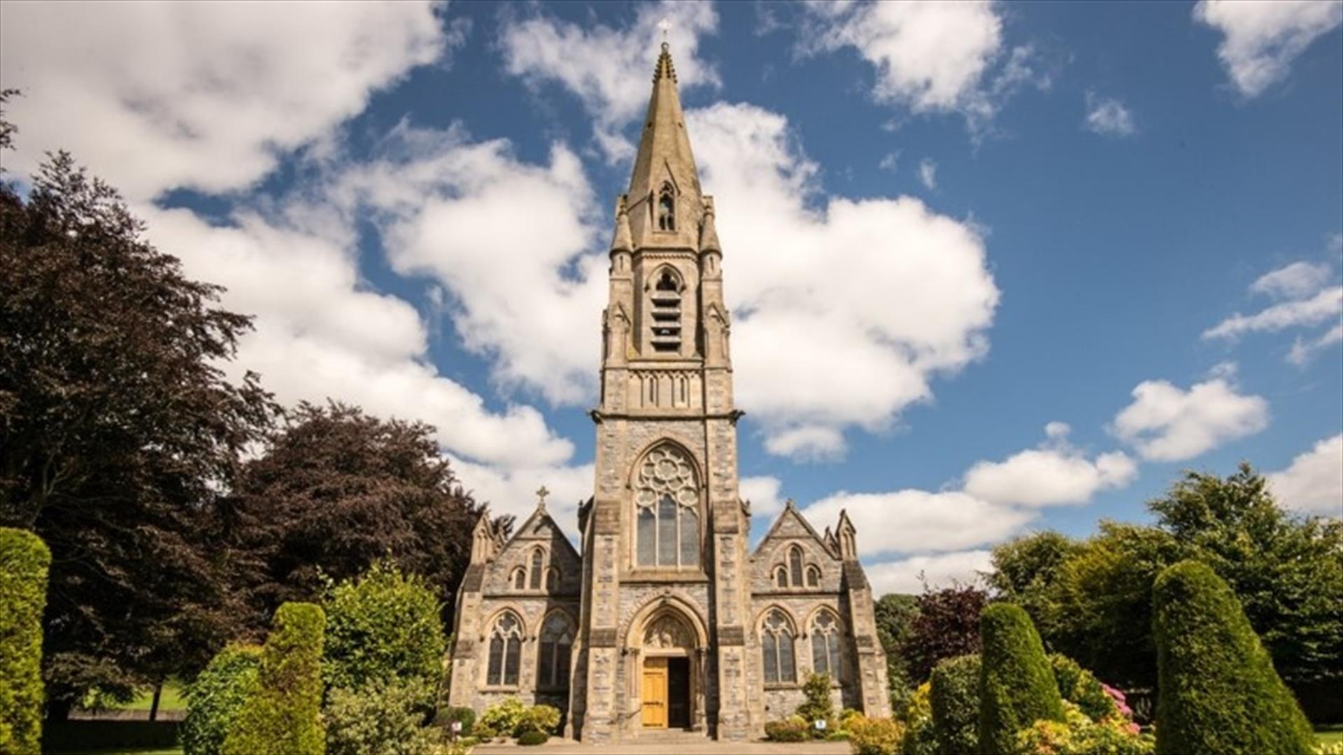 exterior image of front of Church of the Immaculate Conception