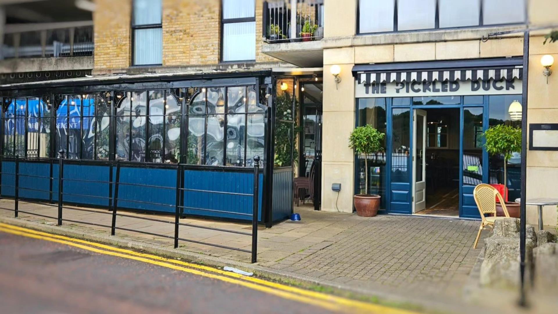 The Exterior of Pickled Duck Café on the Quay
