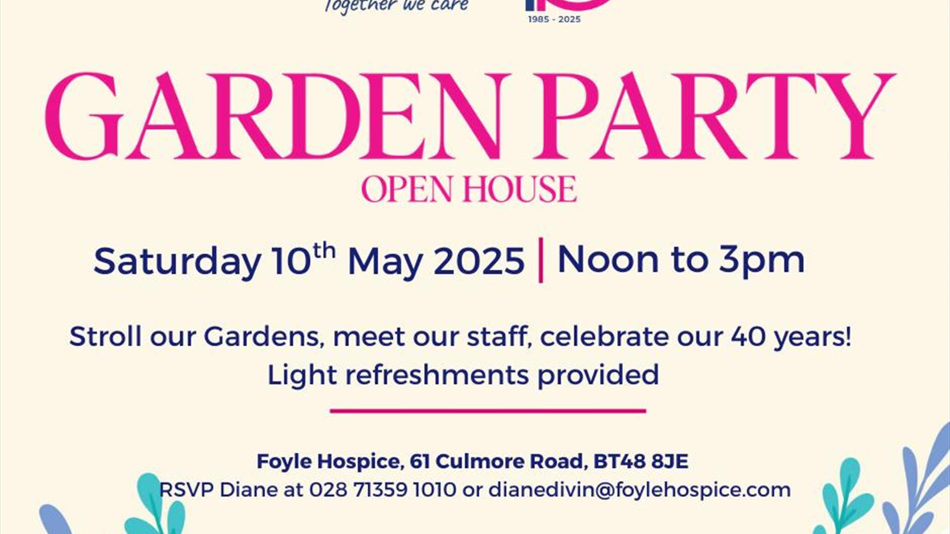 Foyle Hospice Garden Party & Open House
