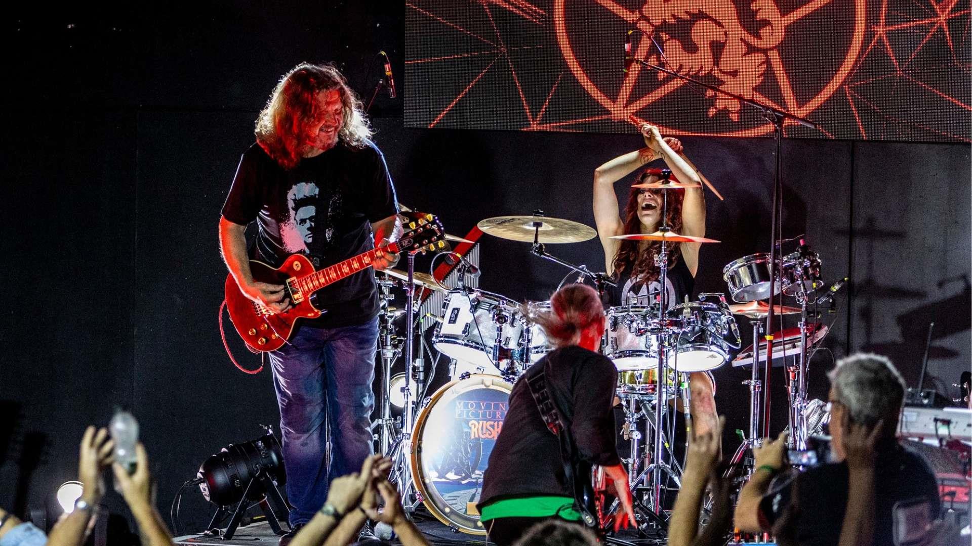 Moving Pictures performing live
