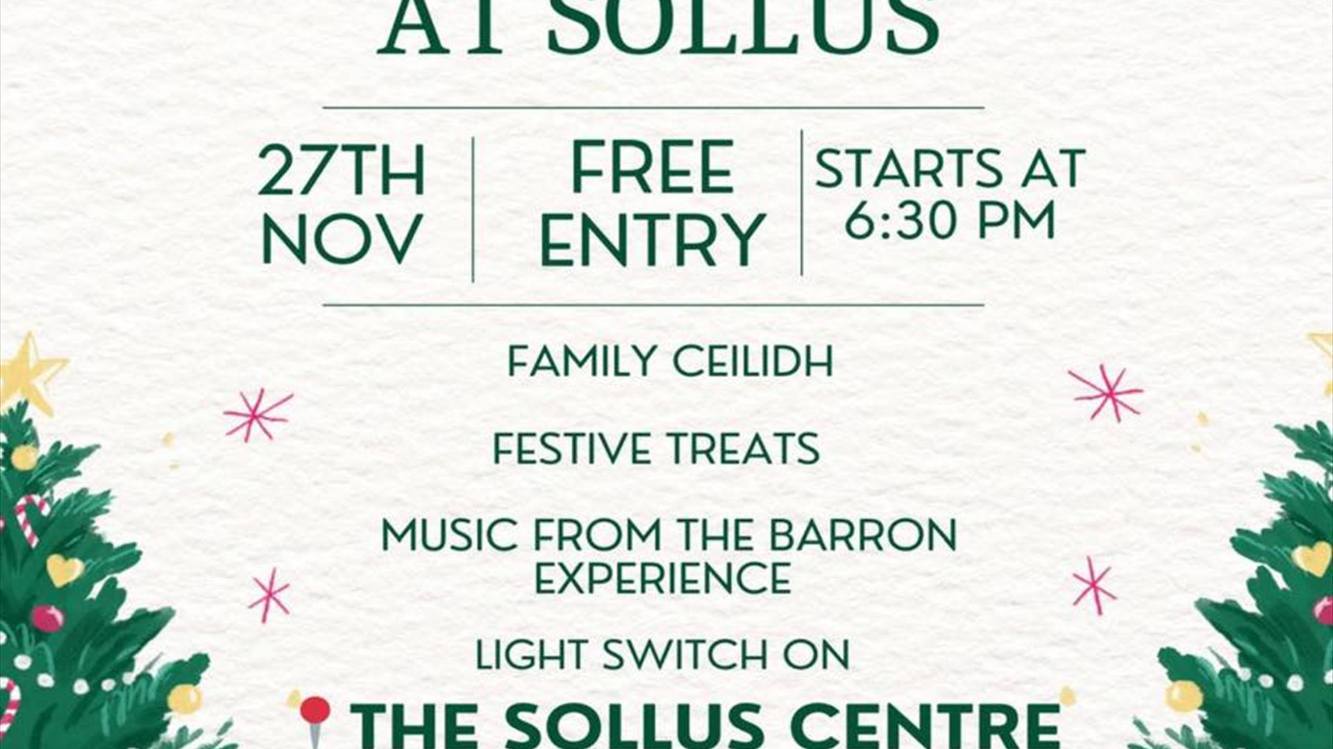 Bready Christmas lights switch on