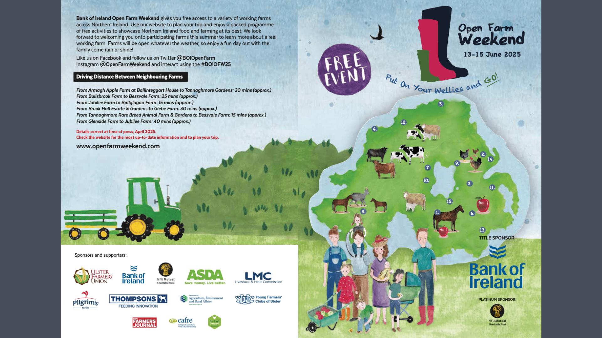 The Open Farm Weekend promotional image.
