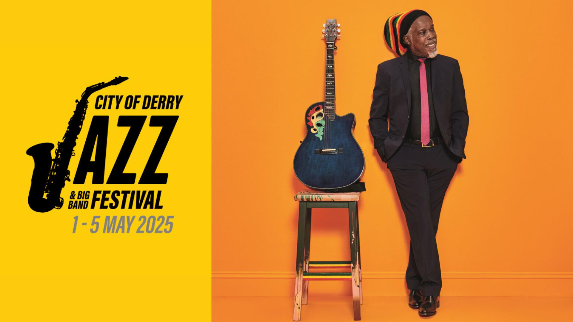 Promotional image of Billy Ocean for his upcoming performance at City of Derry Jazz & Big Band Festival 2025