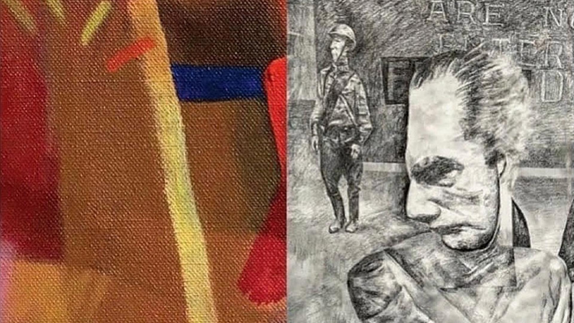 CONTRASTS : THE POETIC AND THE POLITICAL NEW AND RECENT PAINTINGS AND DRAWINGS