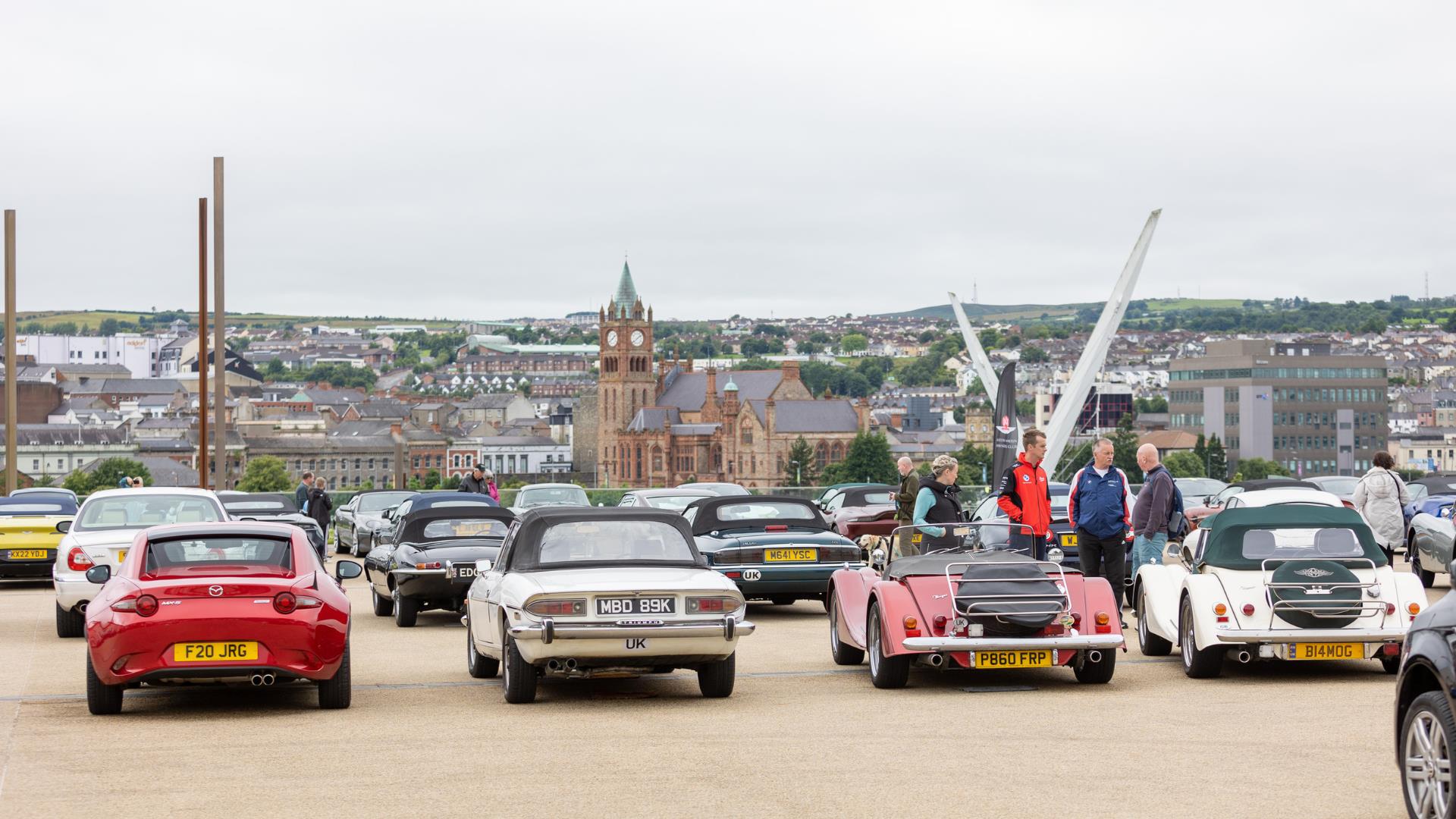 Image of Ebrington Square during 'The Celtic Classic' event.