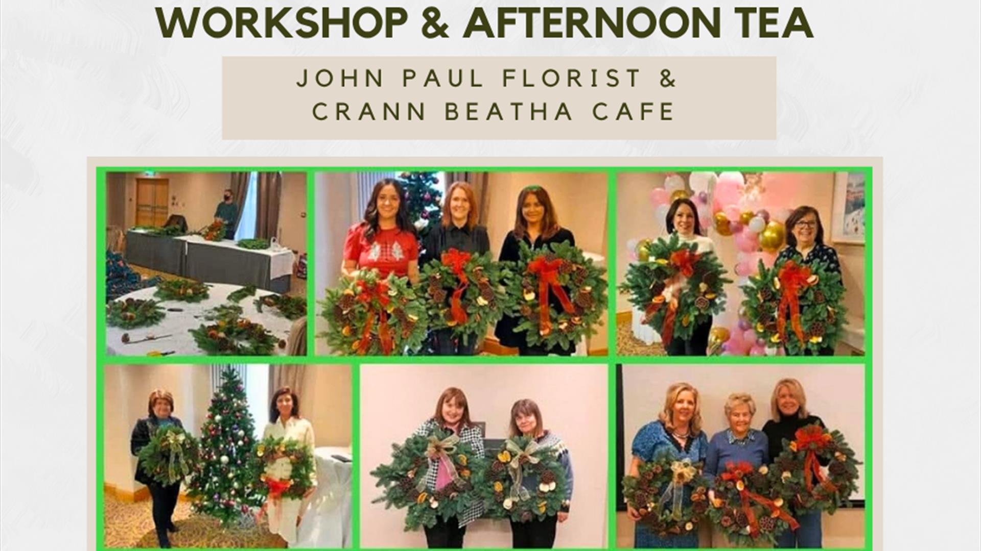 Christmas Wreath Making Masterclass with John Paul Florist