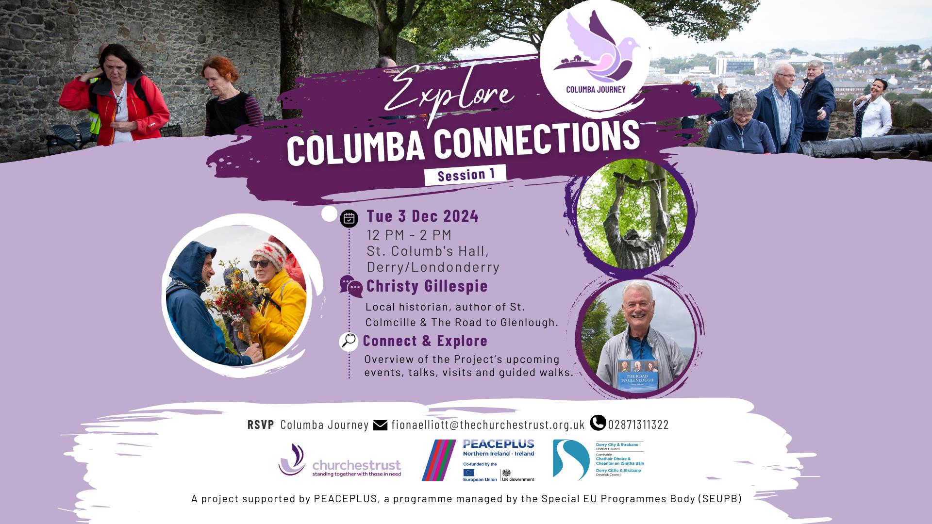 Columba Connections event with Christy Gillespie