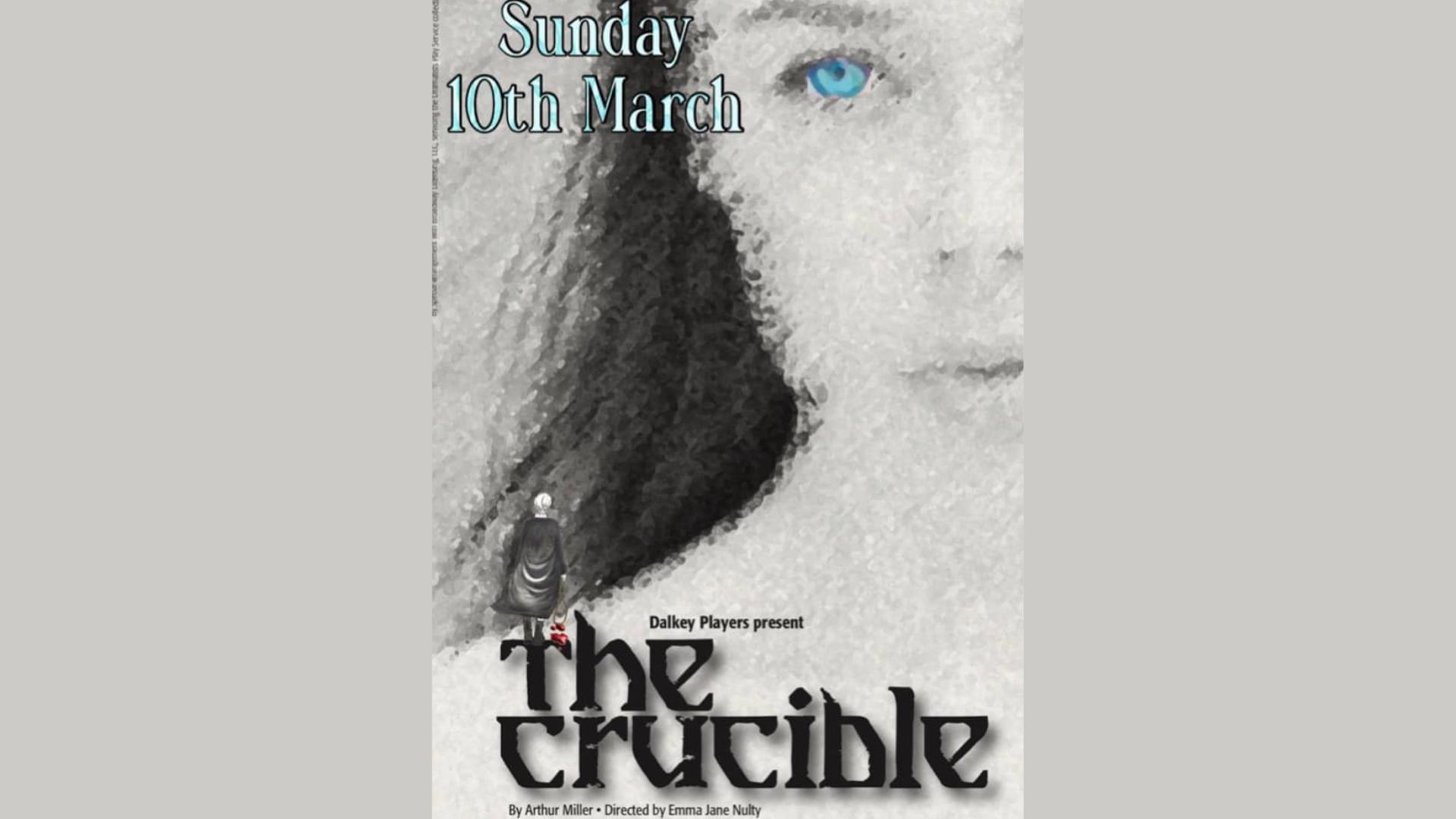 Promotional poster for 'The Crucible' event.