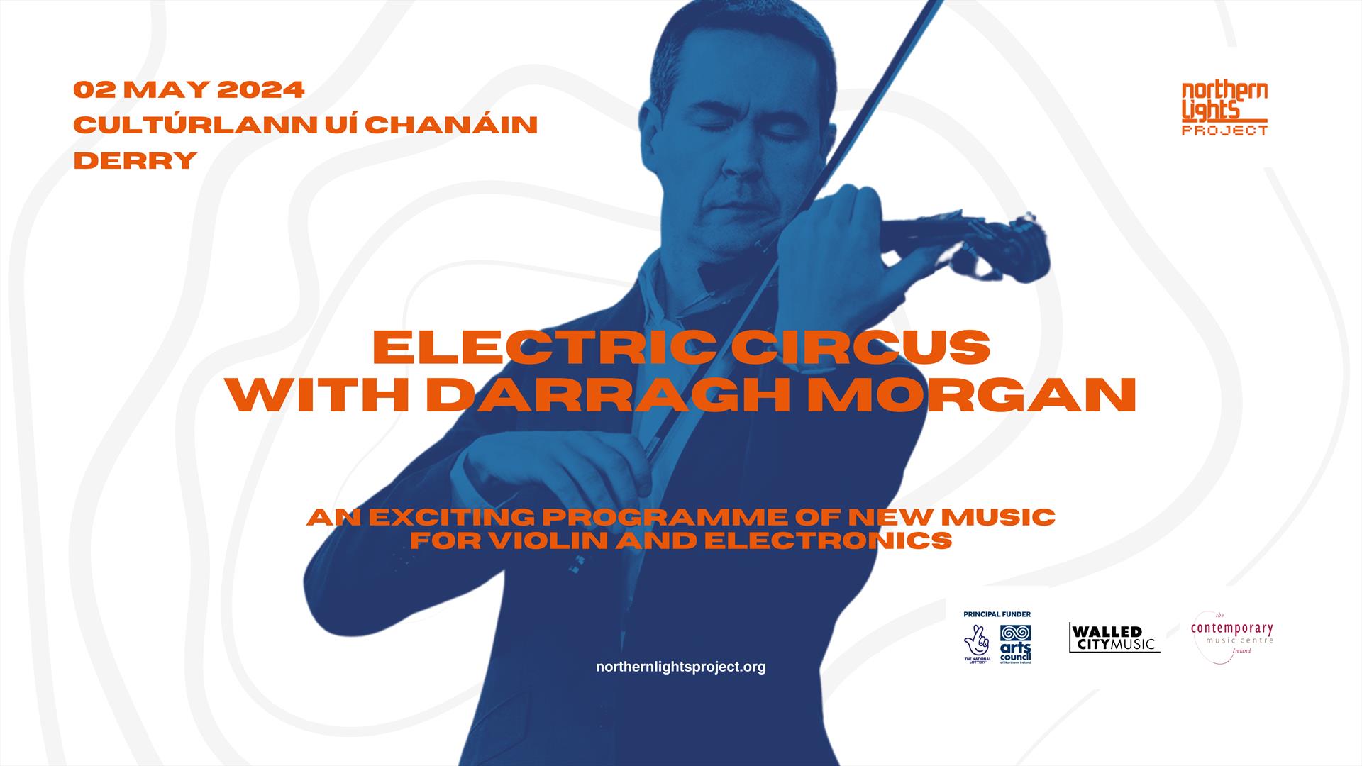 An image of Darragh Morgan playing the violin