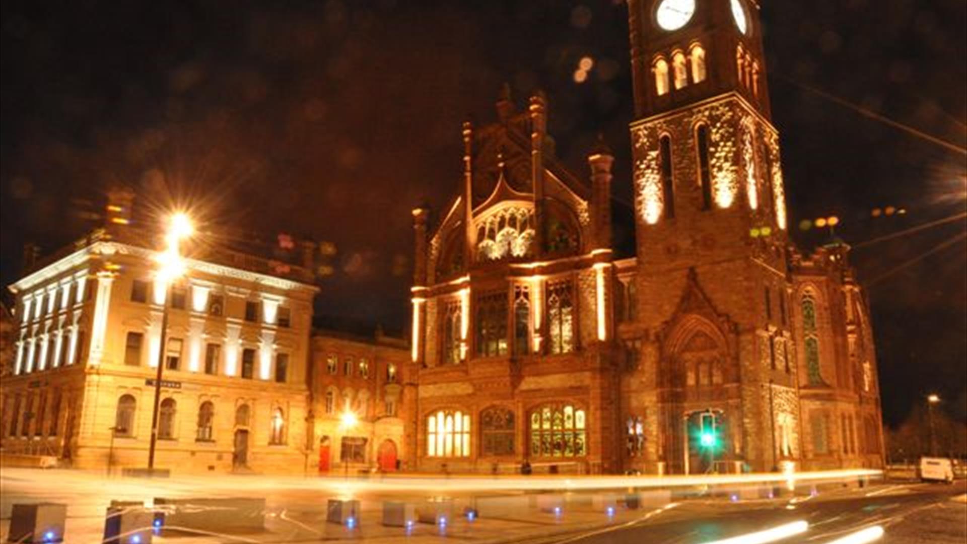 Guildhall at Night external