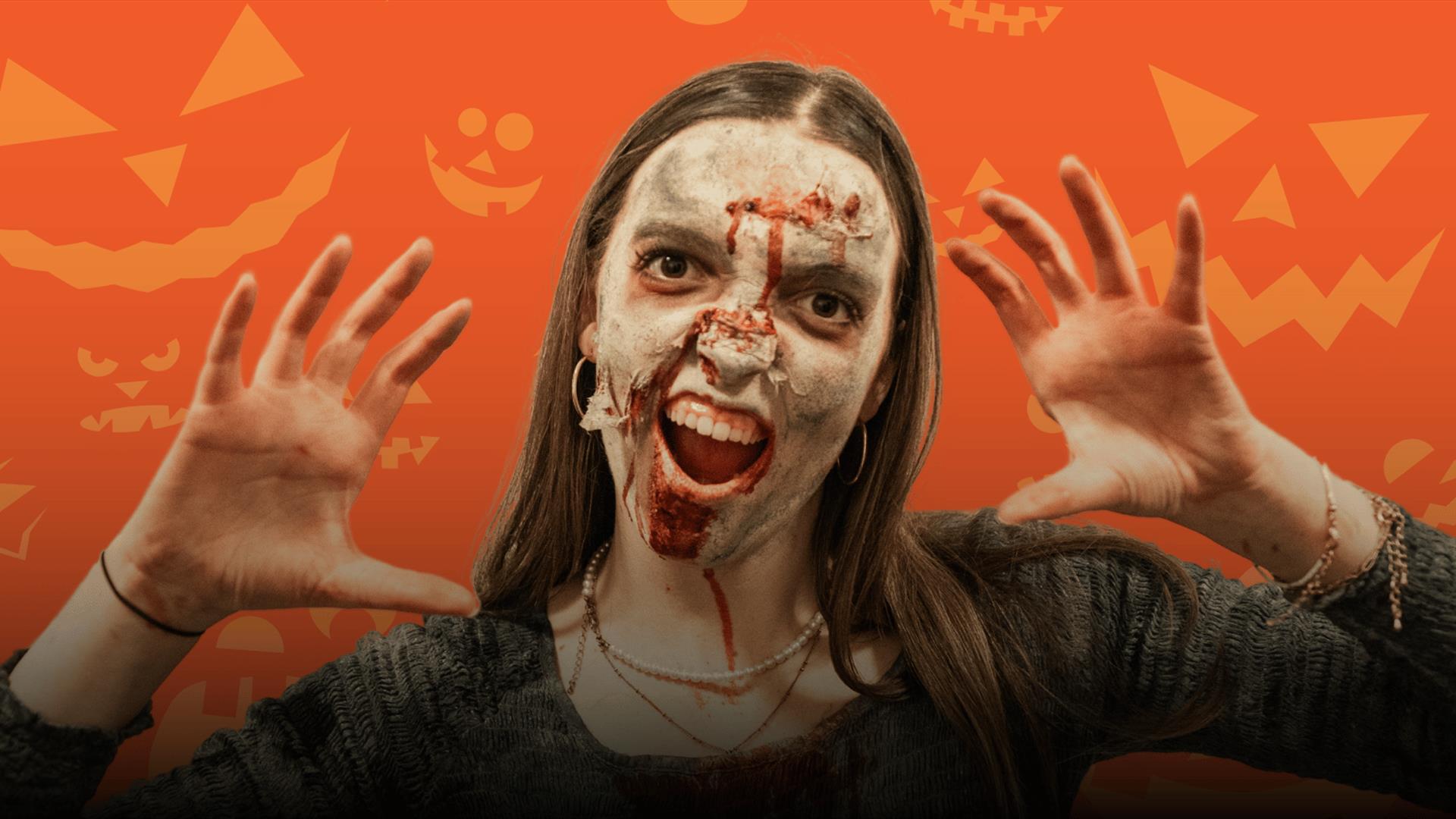 Person wearing face paint