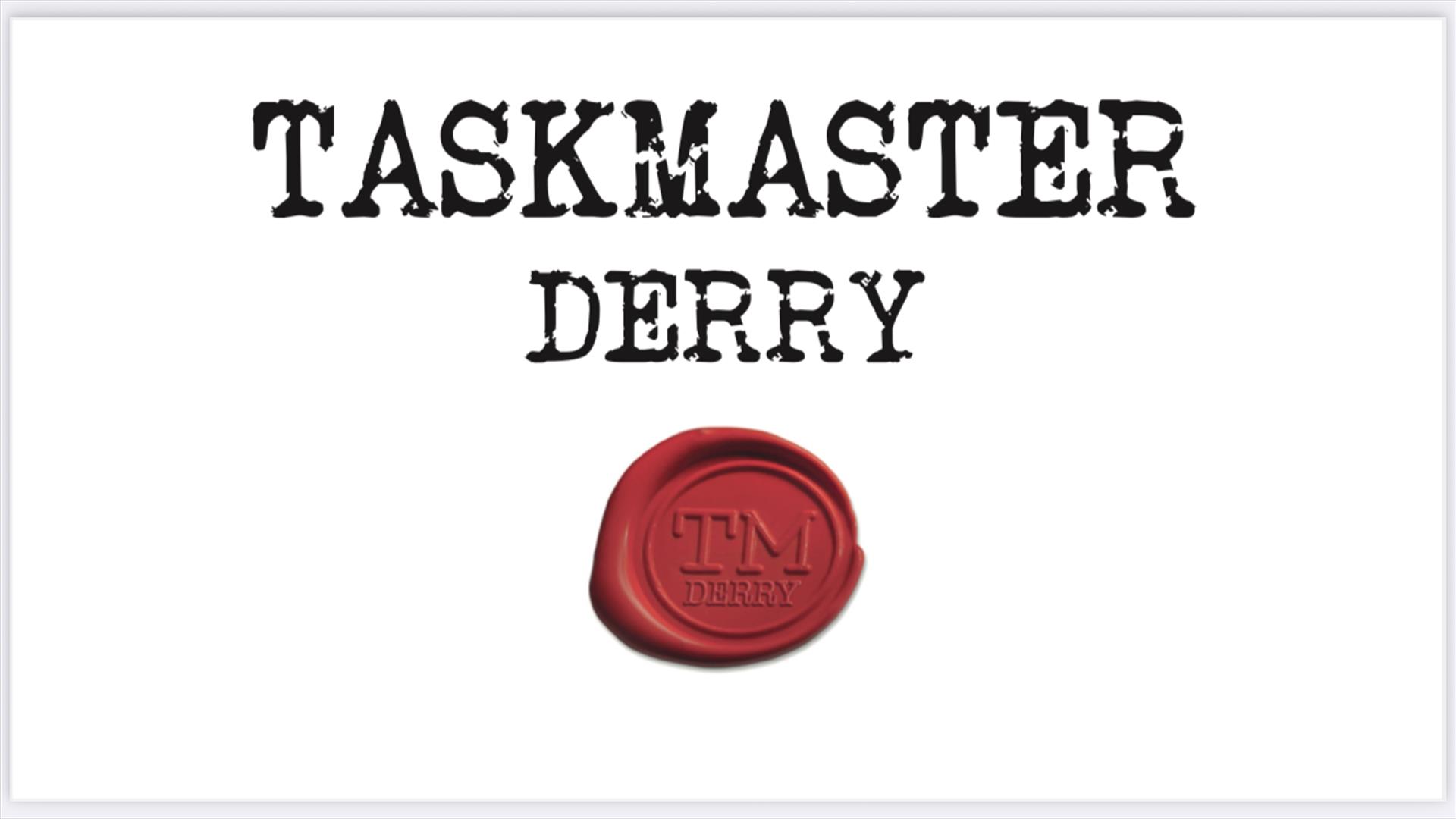 Taskmaster Derry Logo