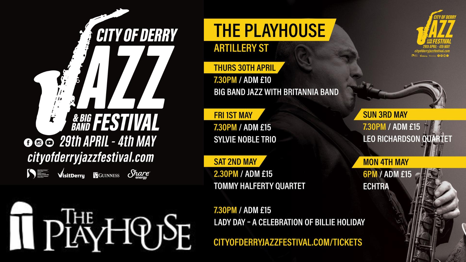 Jazz Hub at the Playhouse line up for 2026
