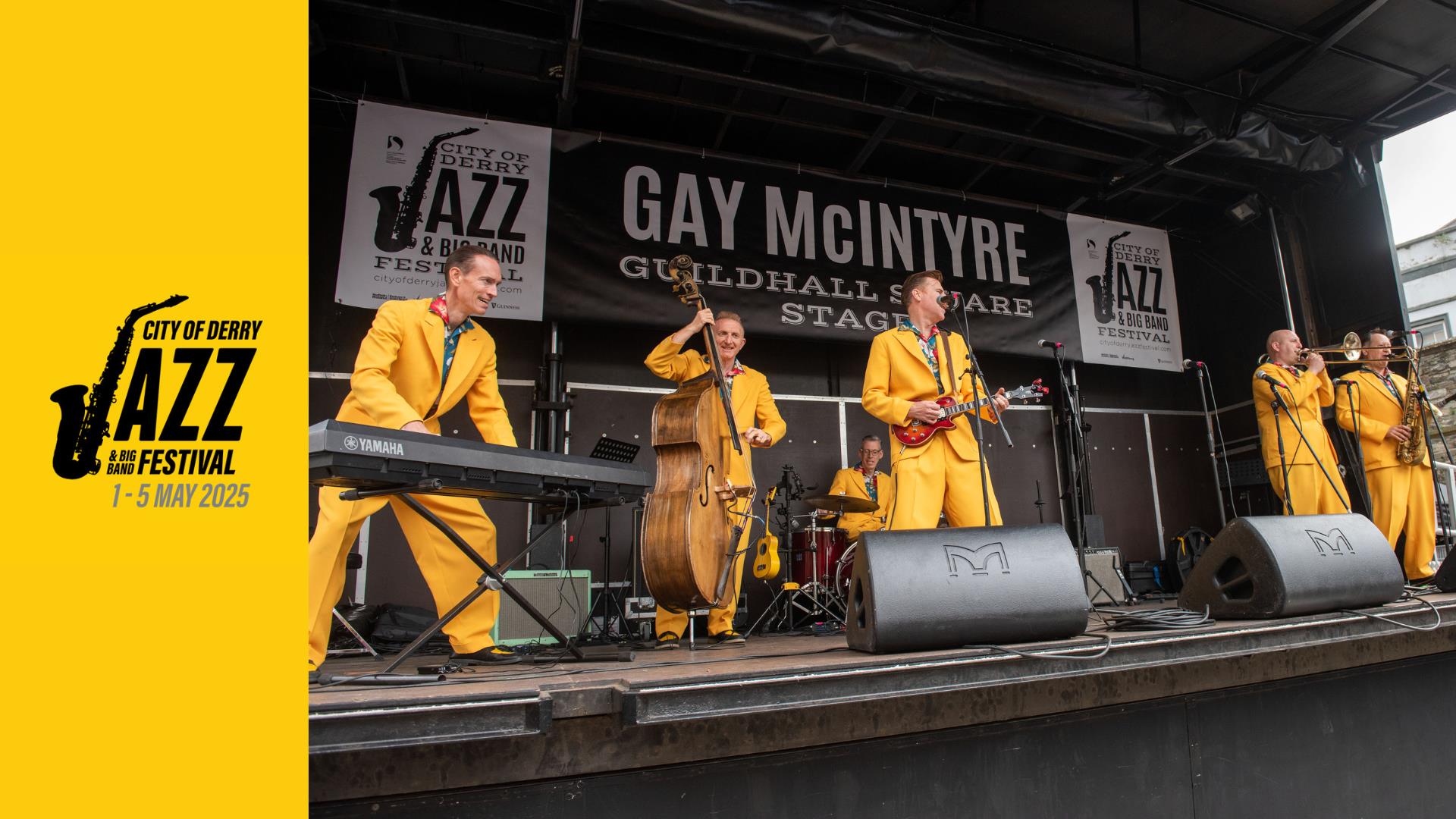 Jive Aces performing during the City of Derry Jazz Festival