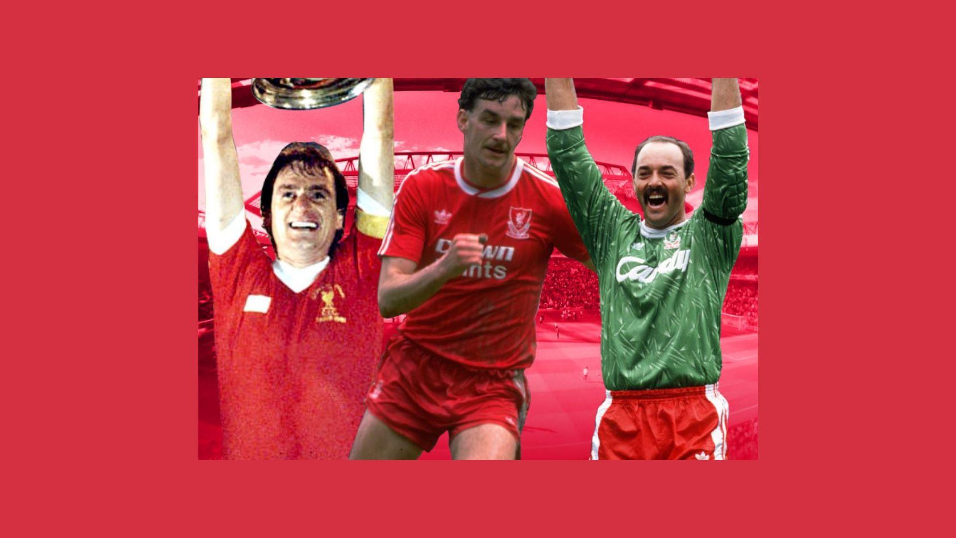 Liverpool Legends - Aldridge, Grobbelar, Thompson