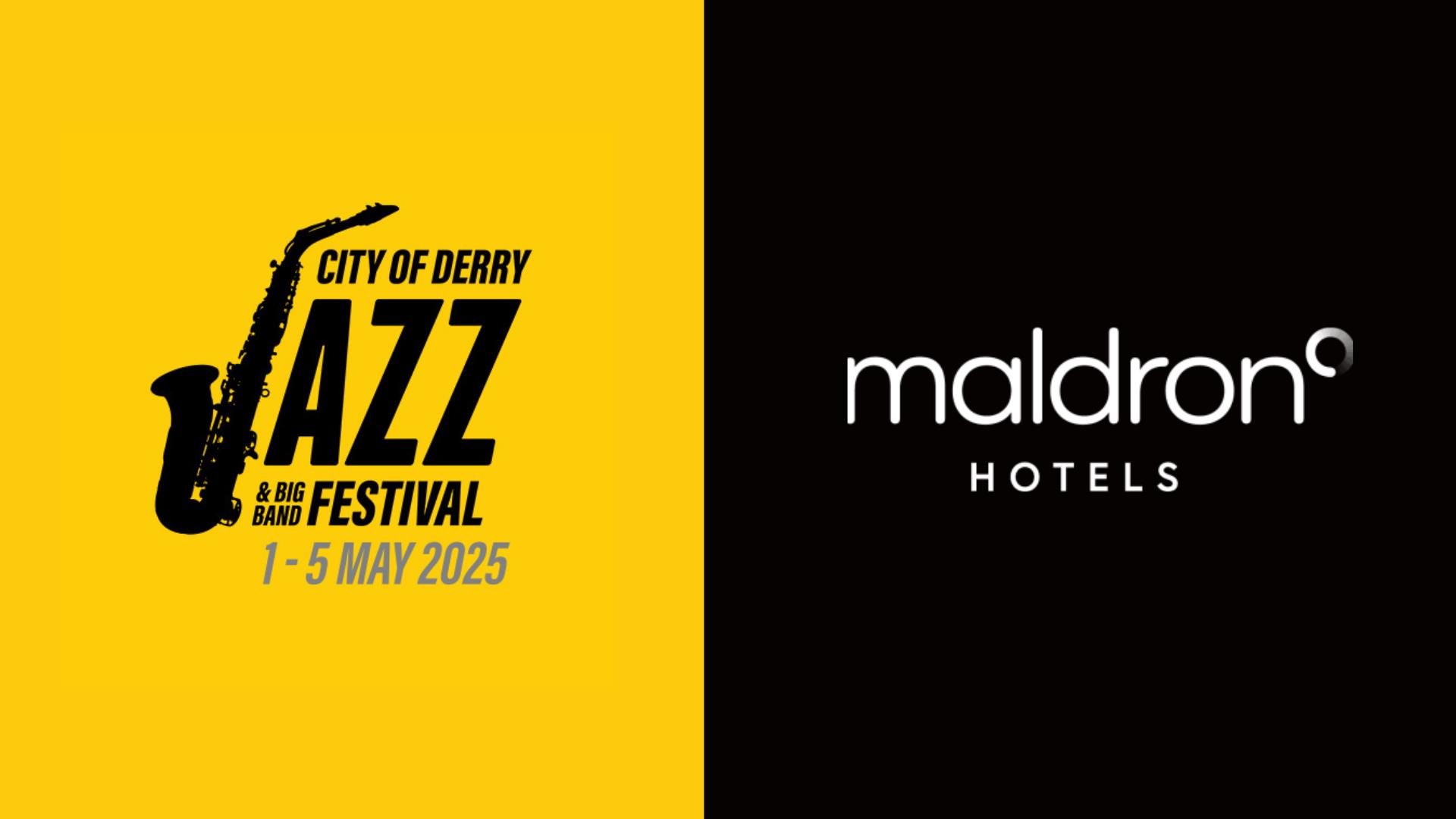 The Maldron Hotel and Jazz Festival logos. Details in description.