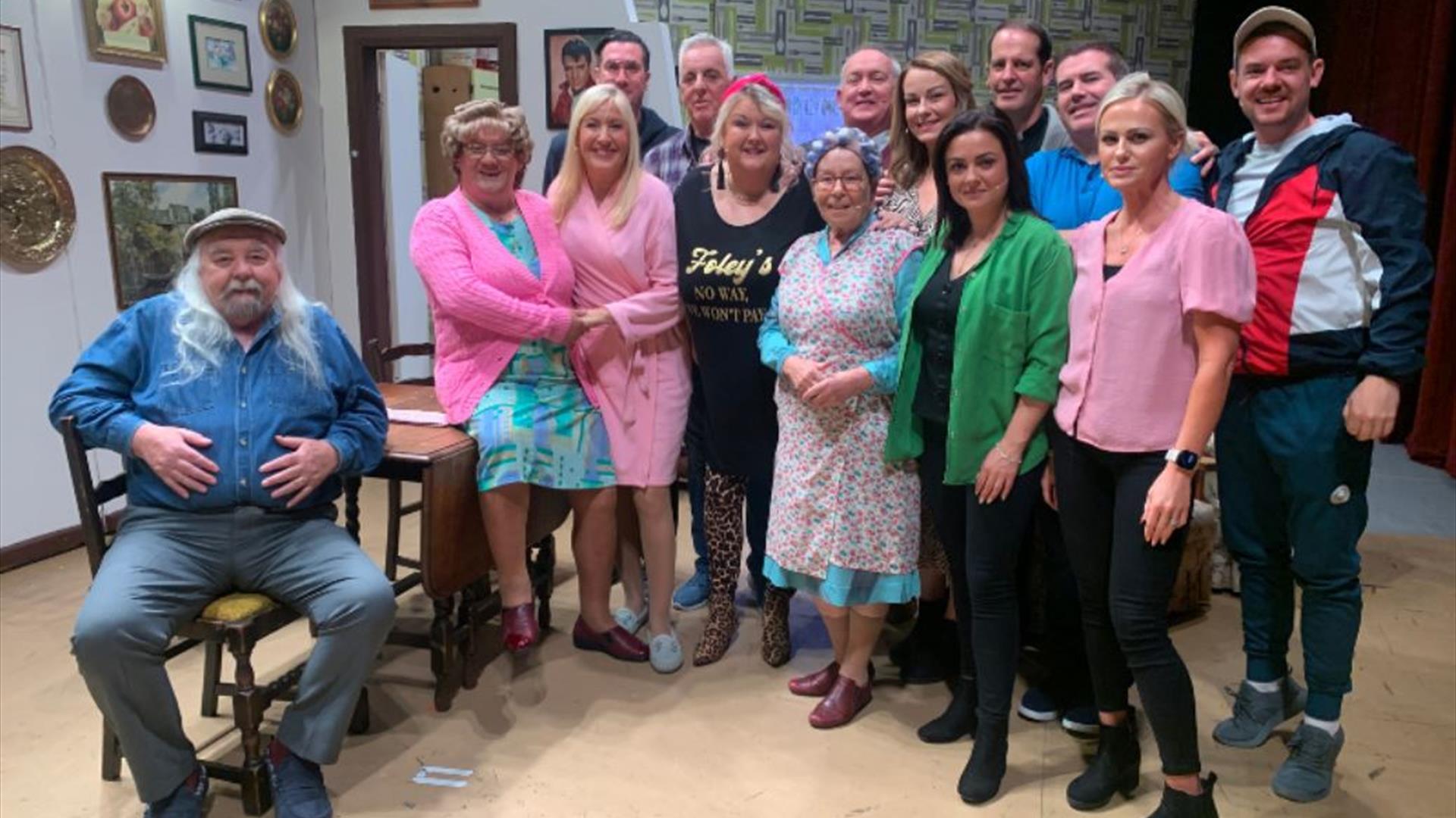 The cast of Mrs Brown's Boys.