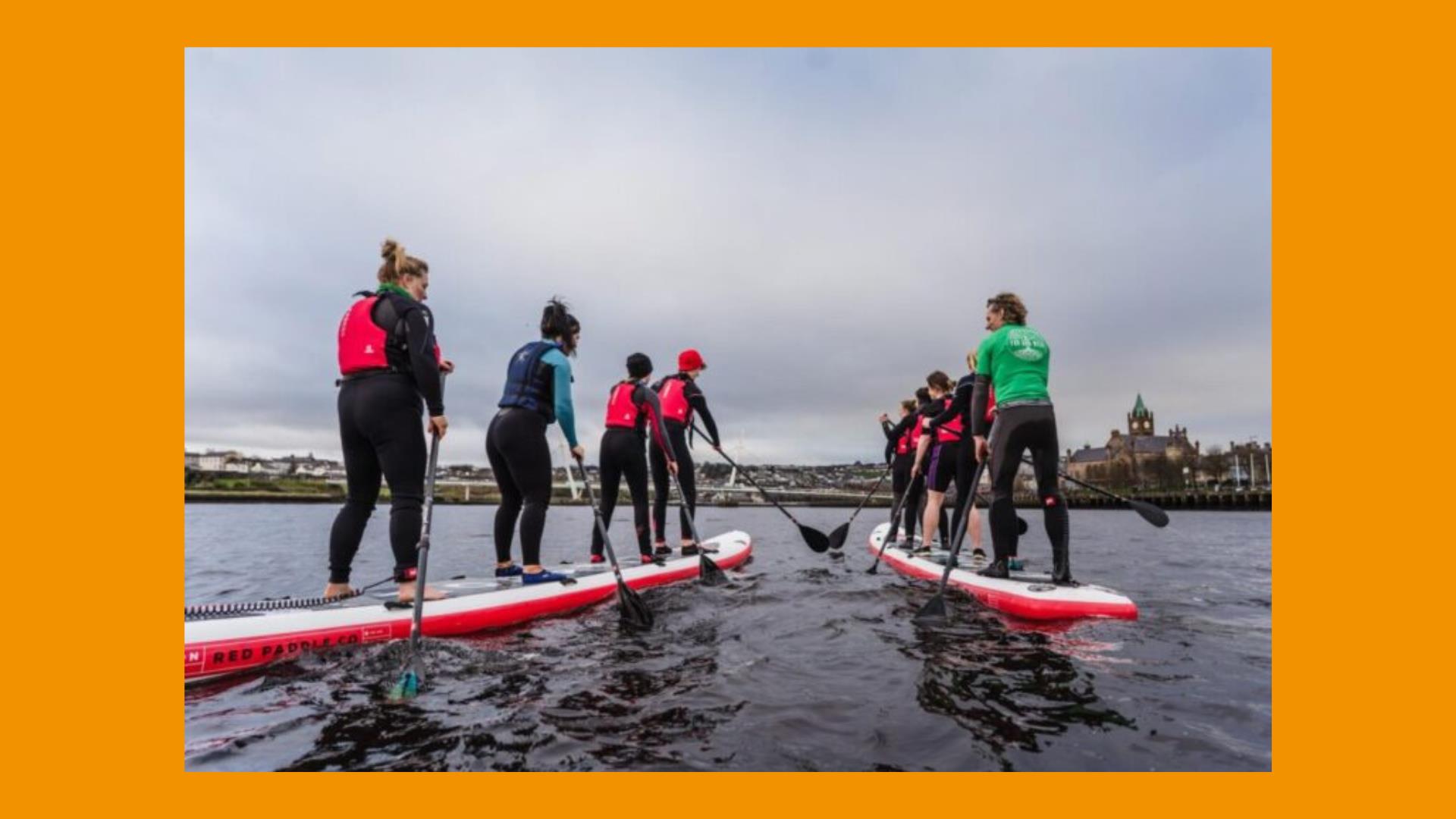 Dragon SUP on the River Foyle
