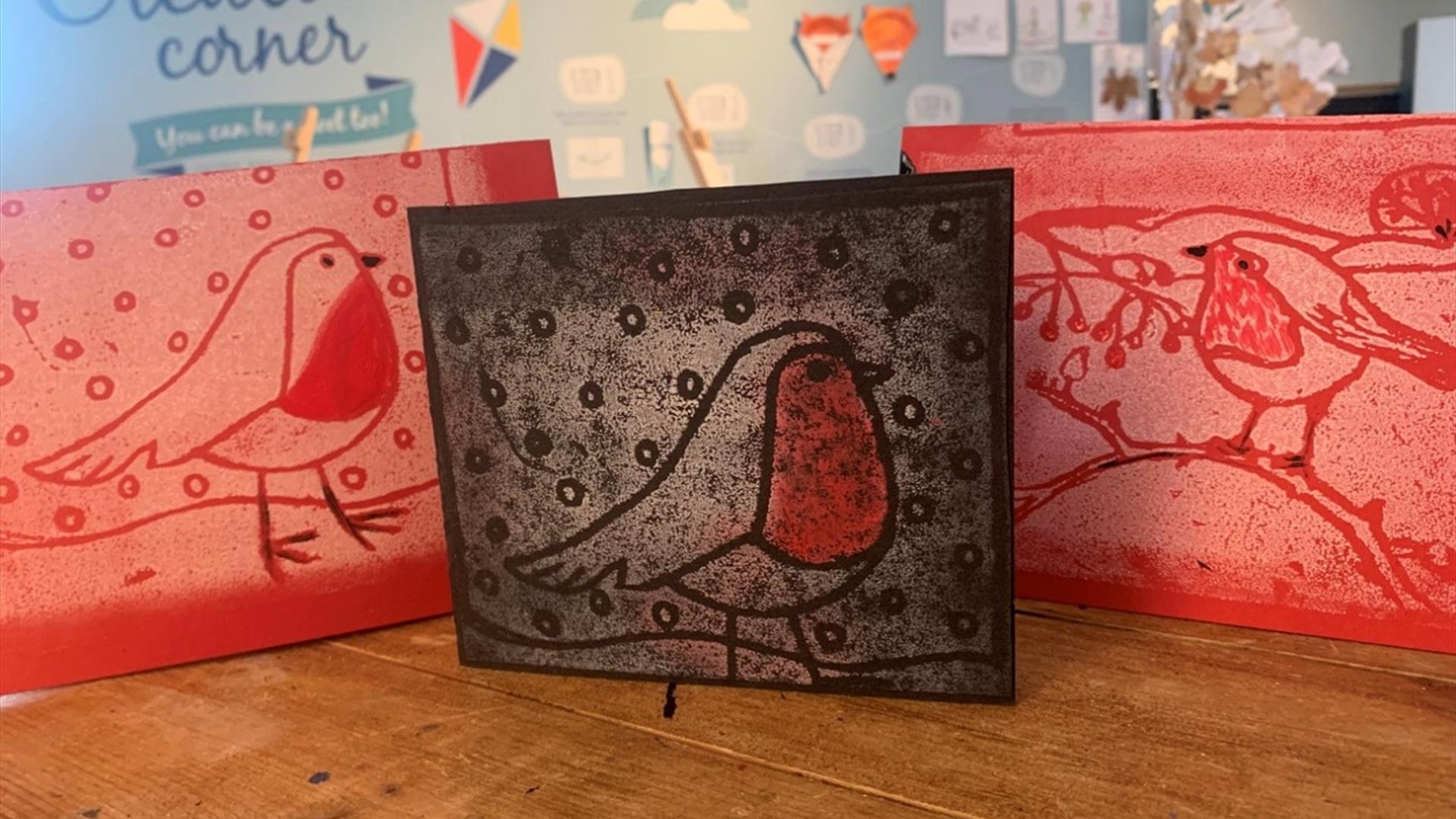 Festive Prints Christmas Card Workshop