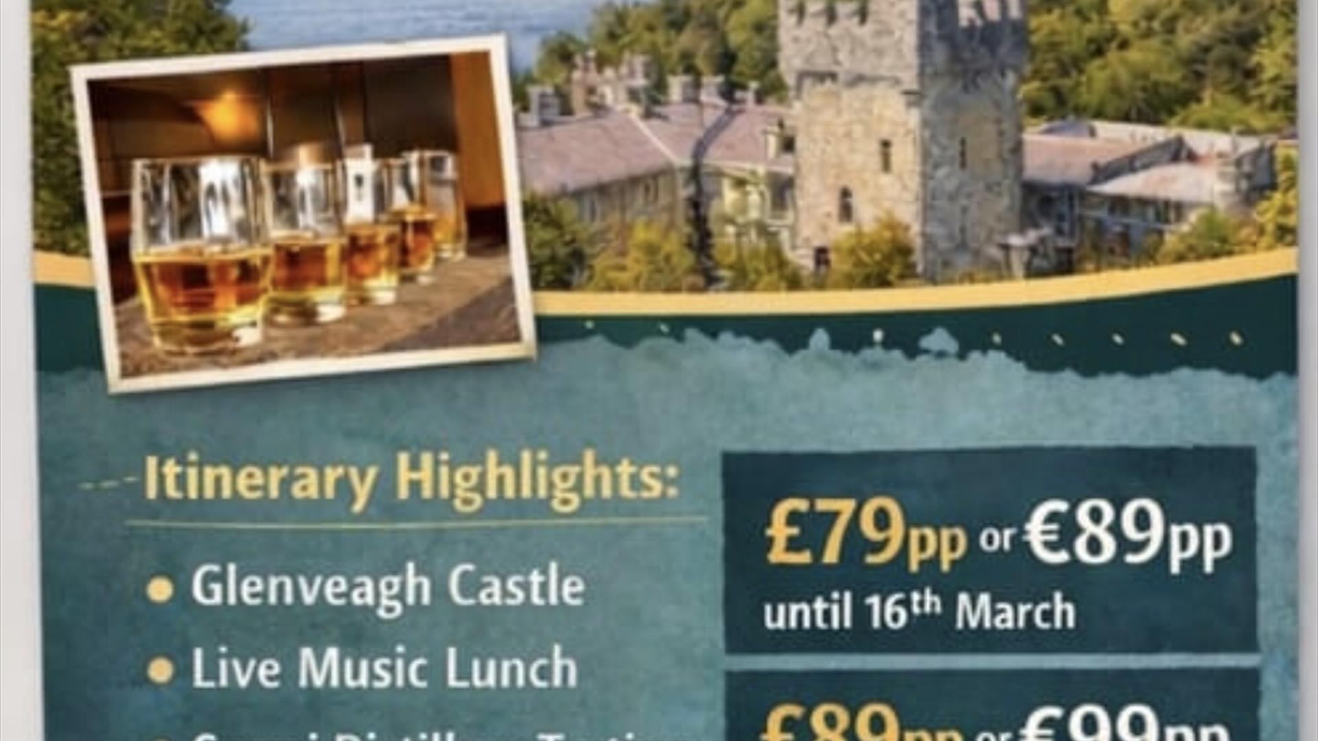Glenveagh National Park & Whiskey Tour