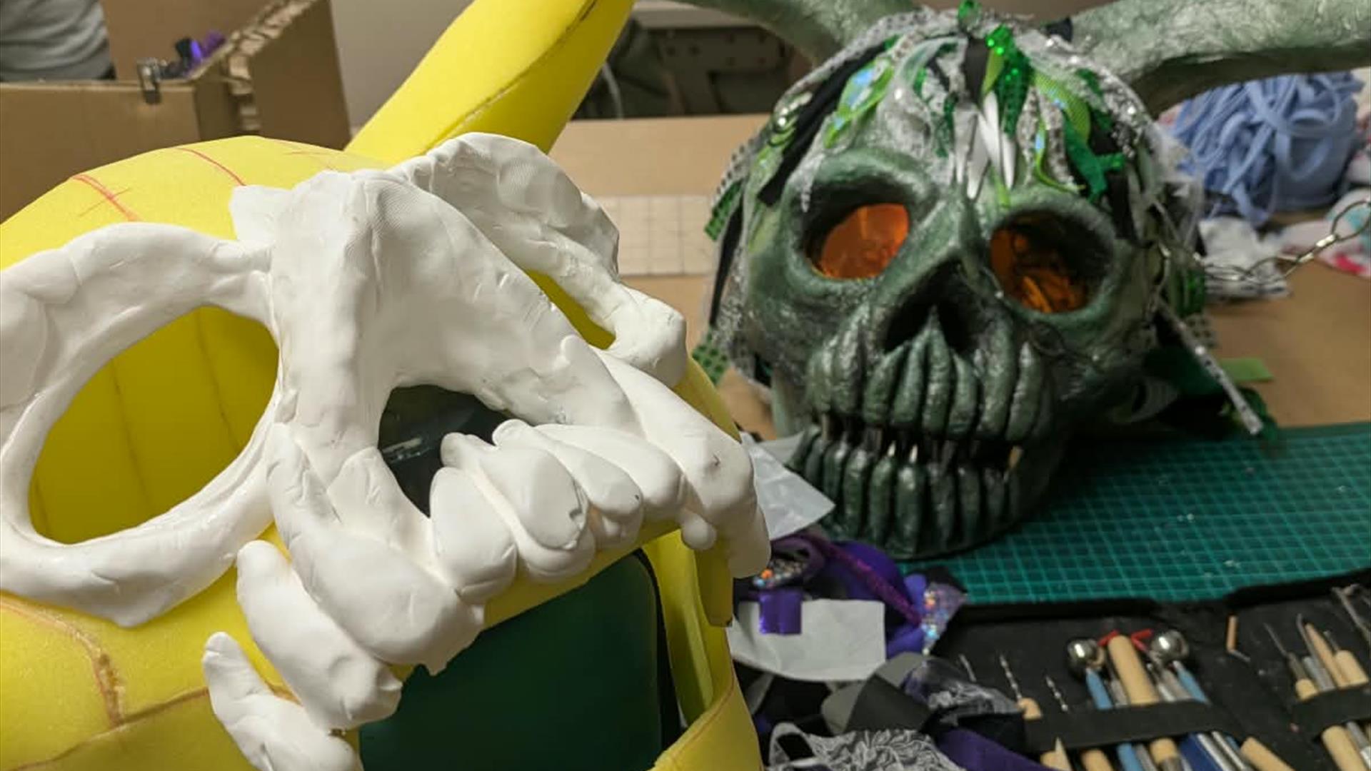 Handmade Halloween masks
