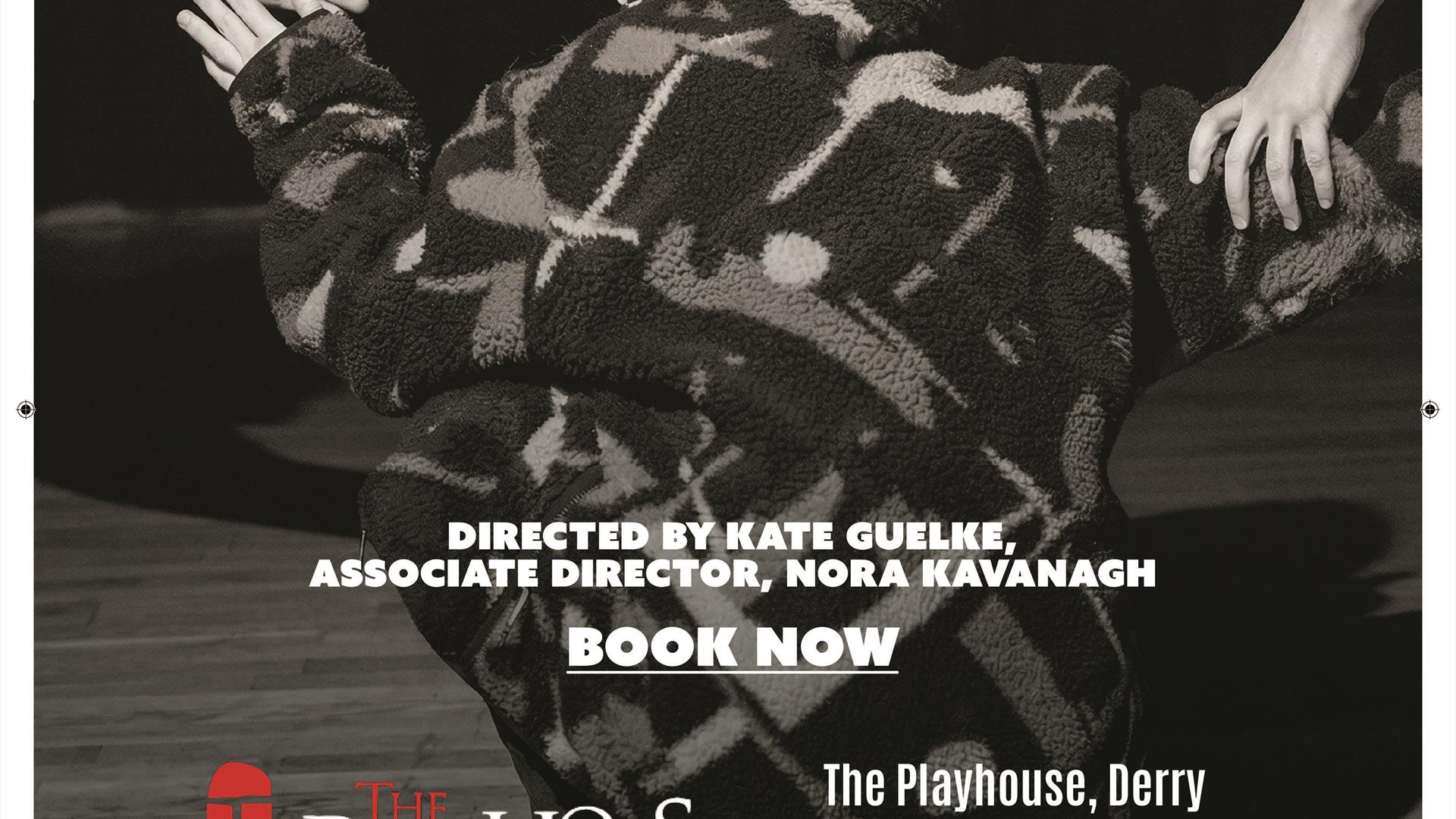 'The Caucasian Chalk Circle'  poster image with details of performance date and time